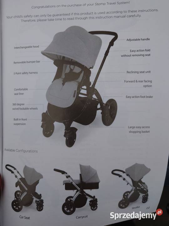 Wózek dziecięcy Icklebubba stomp sprzedam