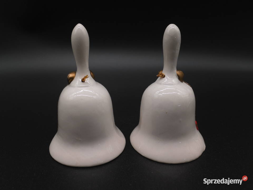 Ceramiczne dwa dzwonki świąteczne Raszków sprzedam