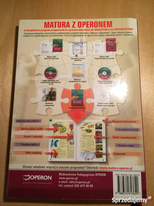 Biologia Vademecum Maturalne Operon Gdańsk