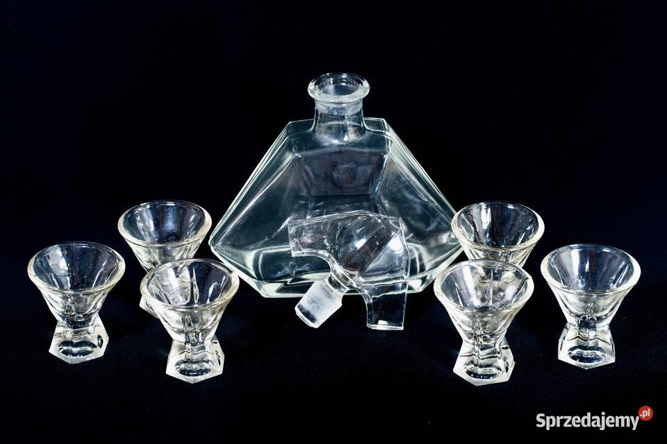 stary Zestaw do likieru alkoholu Stolzle Huta mazowieckie sprzedam