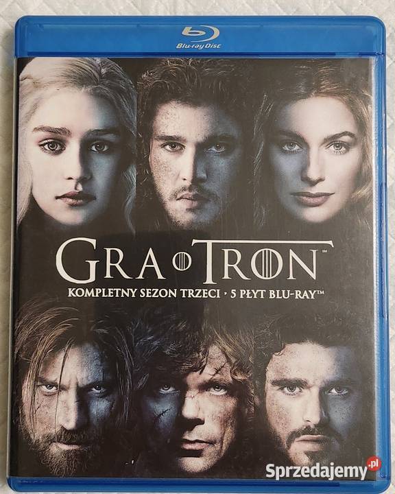 Gra o tron sezon 3 bluray Warszawa sprzedam