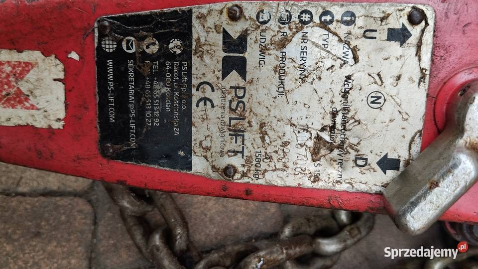 Wciągarka wciągnik BKS 15 t Pozostałe Oświęcim