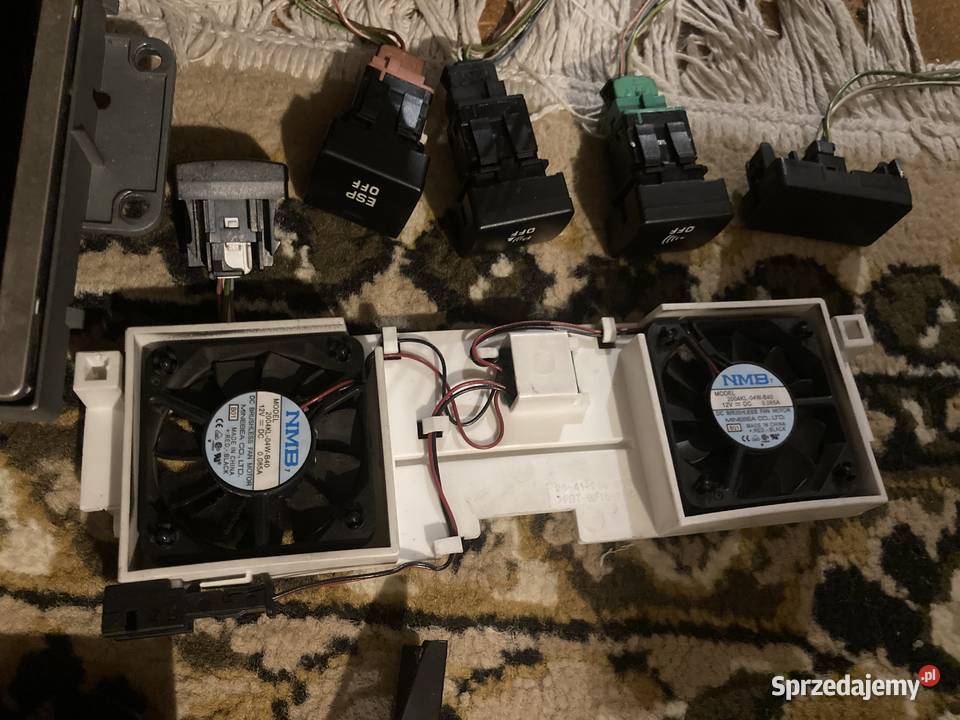 Wyświetlacz ekran Navi citroen c 4 z obudową Deski rozdzielcze, konsole Ulhówek