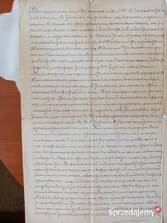 Dokumenty z zaboru rosyjskiego śląskie Żory