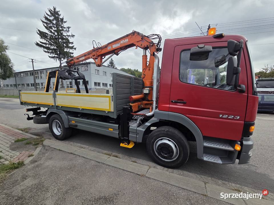 Mercedes ATEGO 1523 1223 HDS Żuraw Dźwig Chwytak podkarpackie Łańcut
