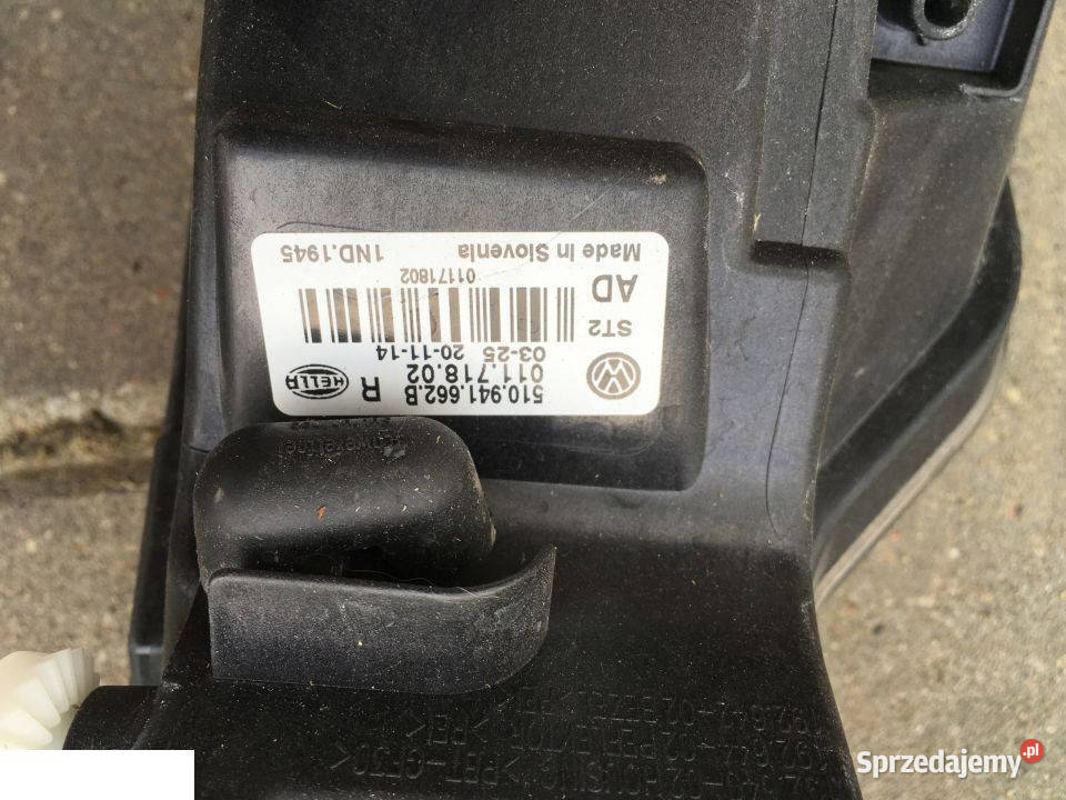 VW GOLF 7 VII SPORTSVAN HALOGEN PRAWY 510941662B Kozubszczyzna sprzedam