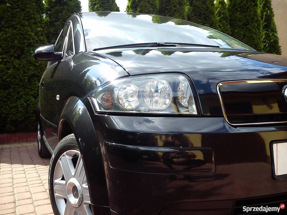 AUDI A2 14i 75 CZARNY KLIMATRONIK ALUSY OPŁATACH elektryczne szyby Radom