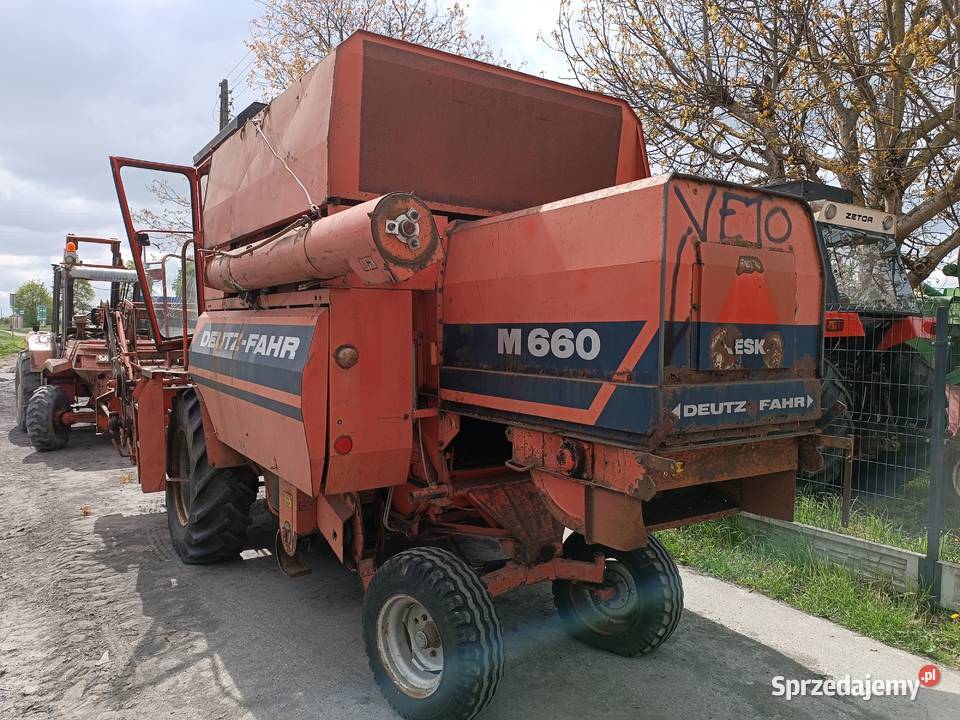 DeutzFahr m660 z kabina i sieczkarnia nieuszkodzony Dragany