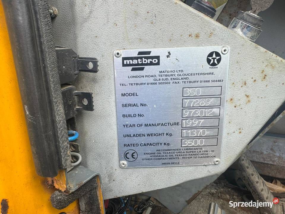 Ładowarka teleskopowa Matbro TS350 35 t 13 m