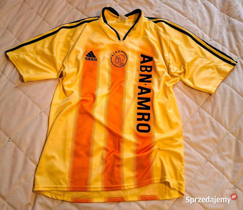 Koszulka klubowa vintage Ajax Amsterdam żółta z pomarańczowy sprzedam