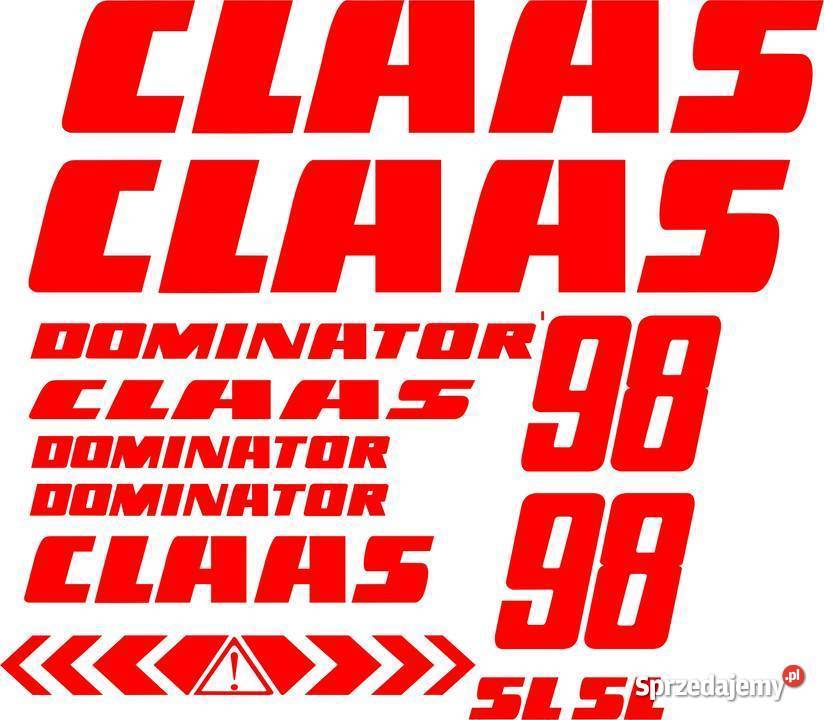 naklejki claas dominator 98 sl Jeżewo