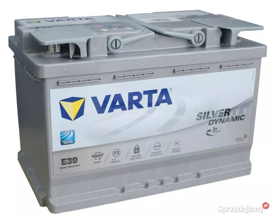 Akumulator Varta Silver Dynamic Agm E39 70Ah760A Rybnik