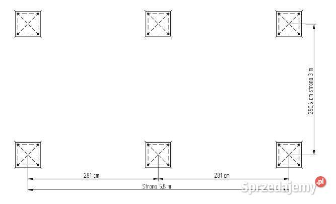 Aluminiowa Pergola 580x3 Rzeszów