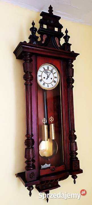 Zegar wiszący GB linkowy piękny sprawny Mielec