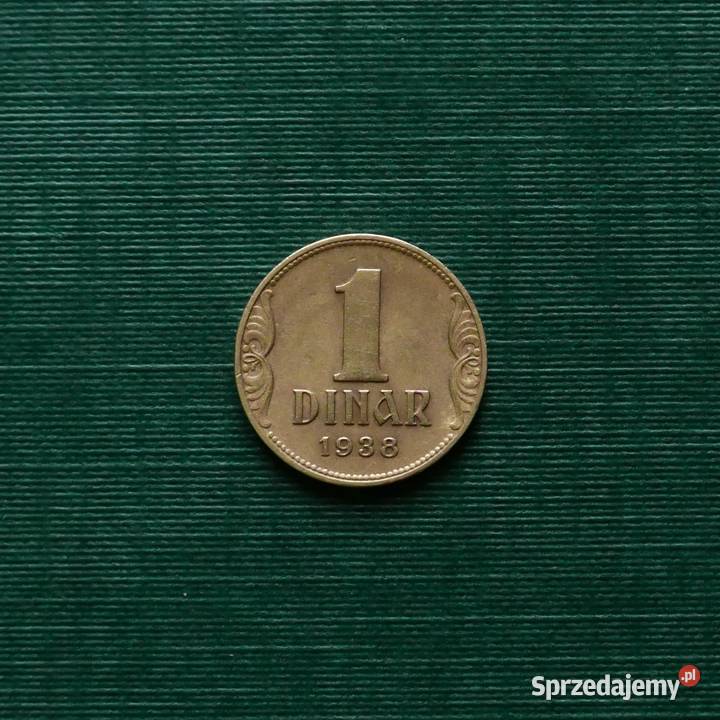 JUGOSŁAWIA 1 dinar 1938r Gliwice