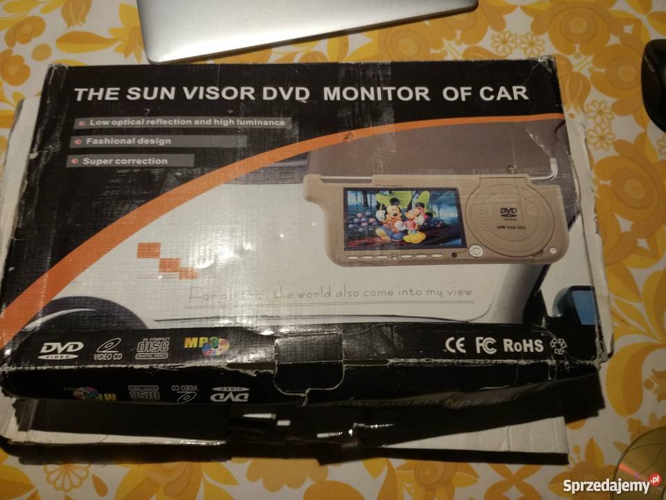 sprzedam DVD w przeciwslonecznej osłonce sprzedam