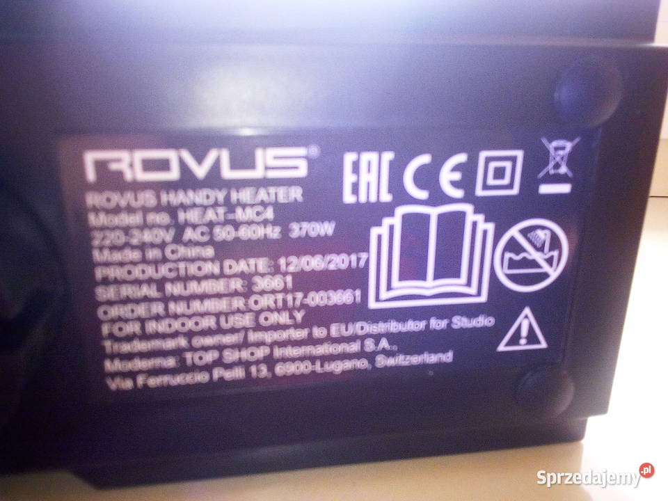 Grzejnik elektryczny w gniazdko Maków Mazowiecki sprzedam