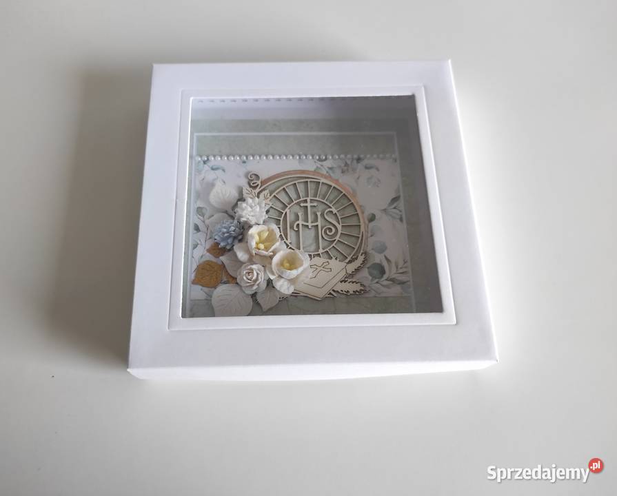 Kartka ręcznie robiona na Pierwszą komunię Łódź