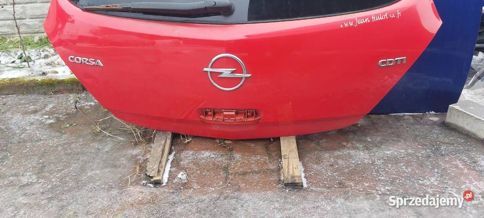 Klapa bagażnika tylna Opel Corsa D 2010 r Kolor