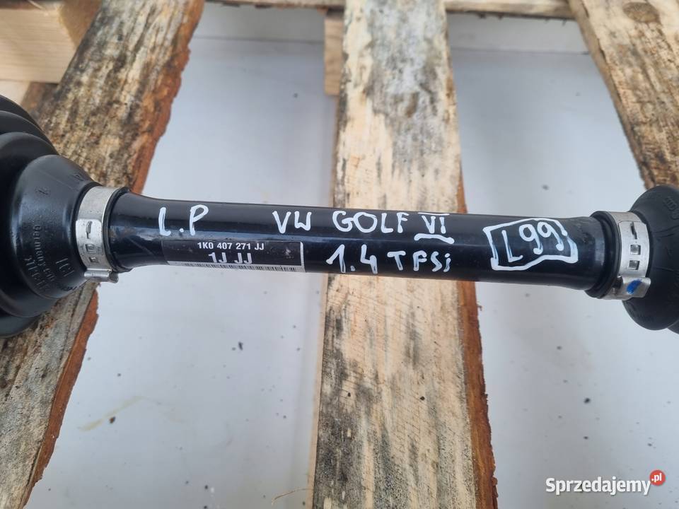 PÓŁOŚ Vw Golf VI 14 Tsi PRZEDNIA LEWA półośka osobowe Chełm