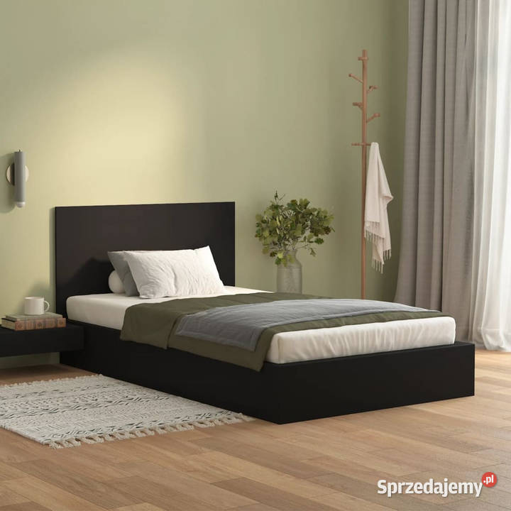 Wezgłowie łóżka czarne 120x15x80 materiał Warszawa sprzedam