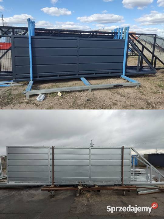 Nowość Brama przesuwna z wypełnieniem Pabianice