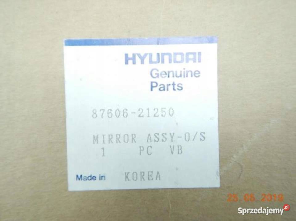 LUSTERKO PRAWE HYUNDAI EXCEL X1 8589