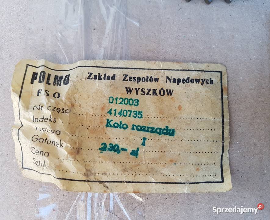 koło rozrządu fiat 125p Gdańsk