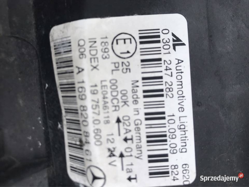 Mercedes B klasa 245 W245 prawy przod świętokrzyskie Kielce