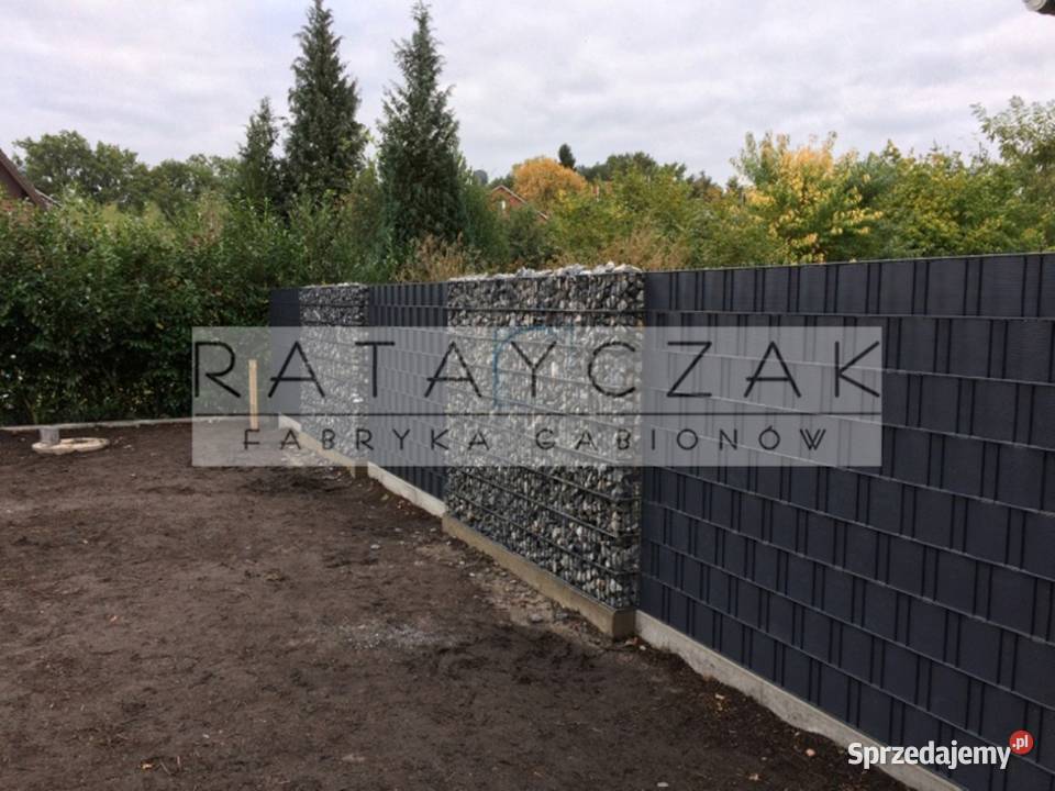 Gabion gabiony Ogrodzenie 200m Frontowe Kosze z Gniewkowo