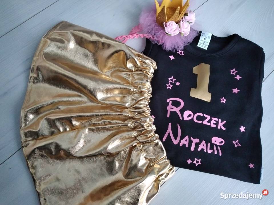 Komplet na roczek urodziny dziewczynka tutu kolorowy Dla Dziecka lubelskie Lublin