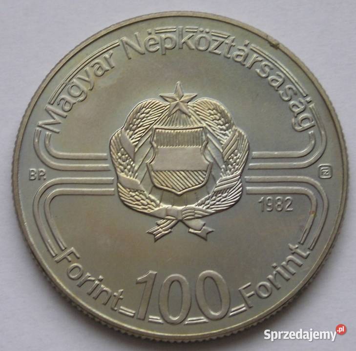 WĘGRY 100 FORINTÓW 1982 MŚ HISZPANIA STAN Łódź