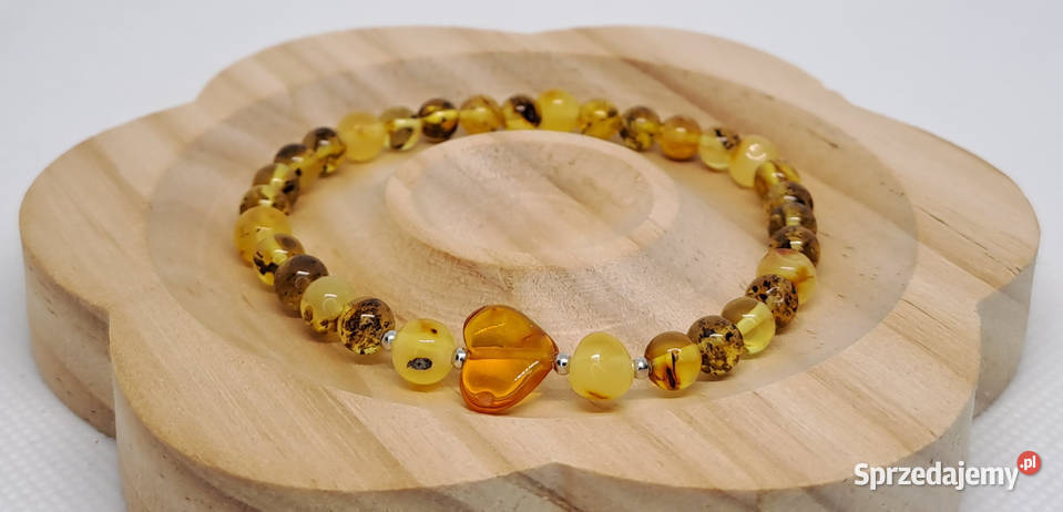 Bransoletka z bursztynu bursztyn bałtycki Warszawa