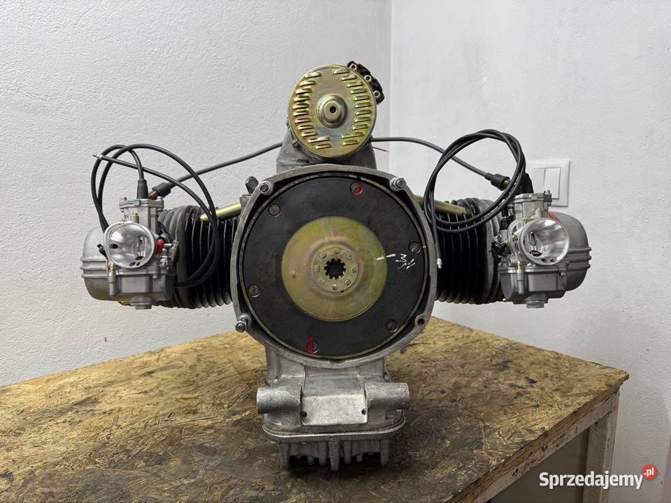 Silnik Ural 12V ze skrzynią Dnepr PWK30 remoncie Skrzynie biegów Biała