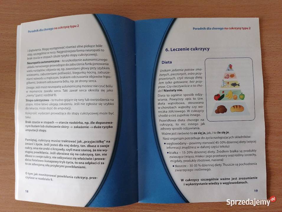 PORADNIK chorego na cukrzycę 2 książeczka zdrowie, pierwsza pomoc Poznań