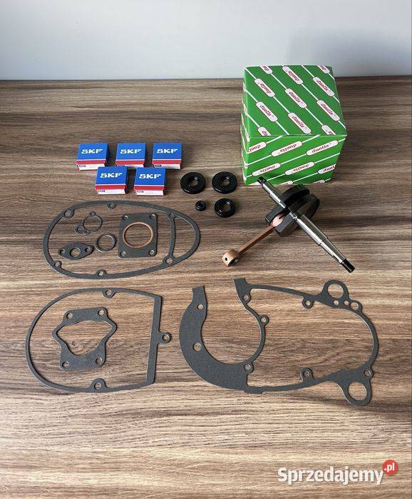 NOWY KOMPLETNY WAŁ KORBOWY DUELLS ŁOŻYSKA śląskie Bielsko-Biała