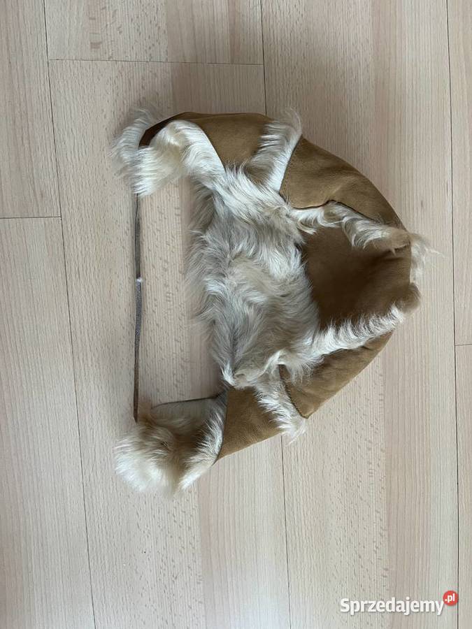 Czapka uszatkapilotka z naturalnego futra Banana pomorskie Gdańsk