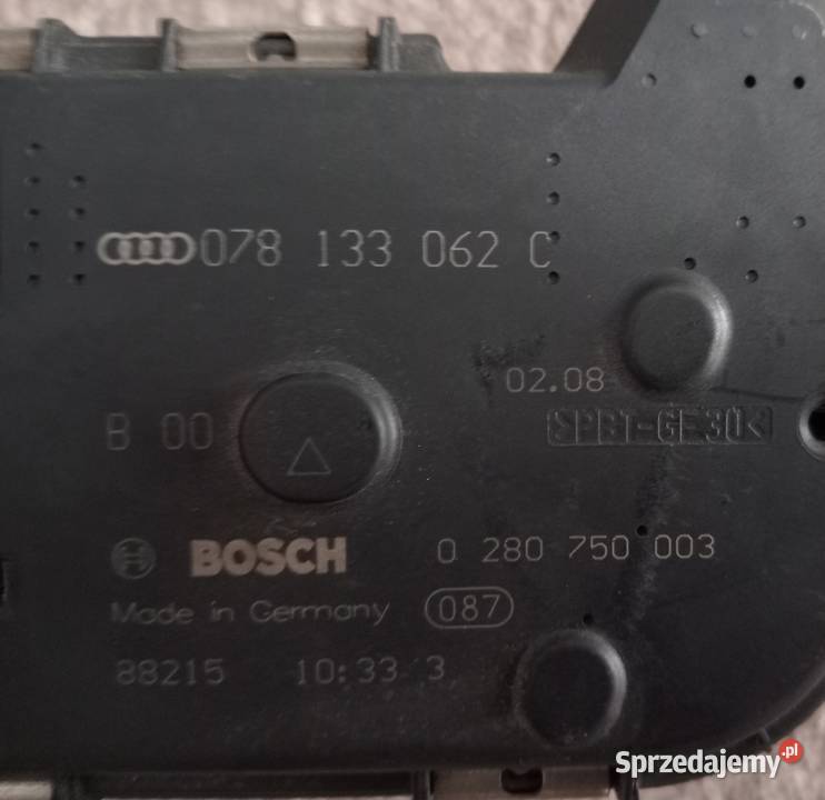 Przepustnica Audi A6 C6 32 078133062c Przepustnice