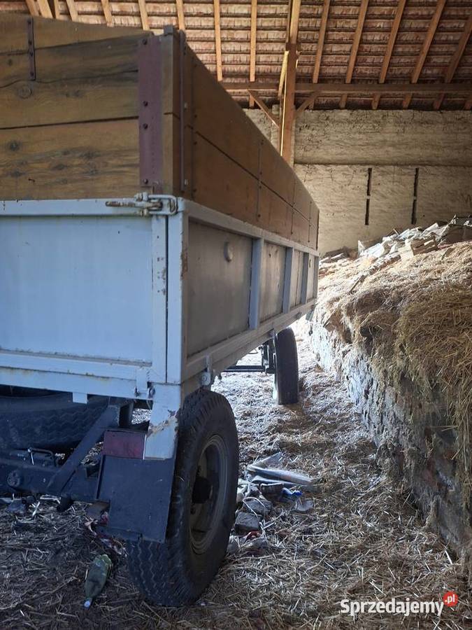 Przyczepa d47 wywrotka zarejestrowana nieuszkodzony Wilczków