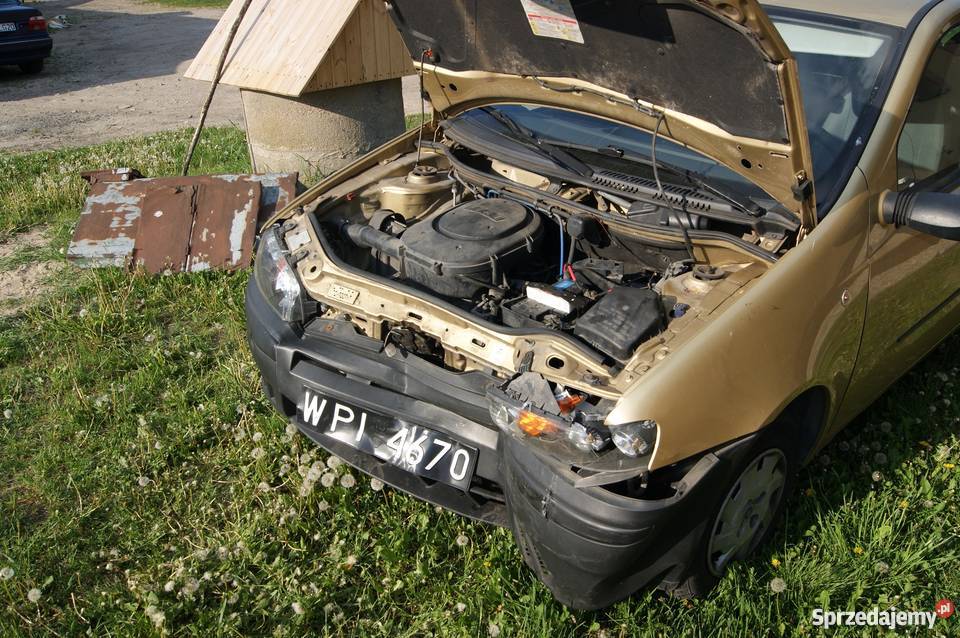 Fiat Punto 2000r Pierwszy Właściciel żółty Mława