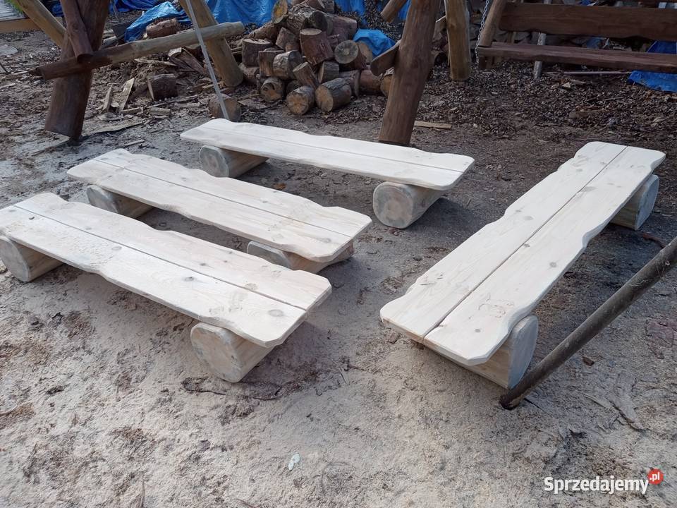Ławka Ogrodowa Ogniskowa Biesiadna Meble śląskie Zawiercie