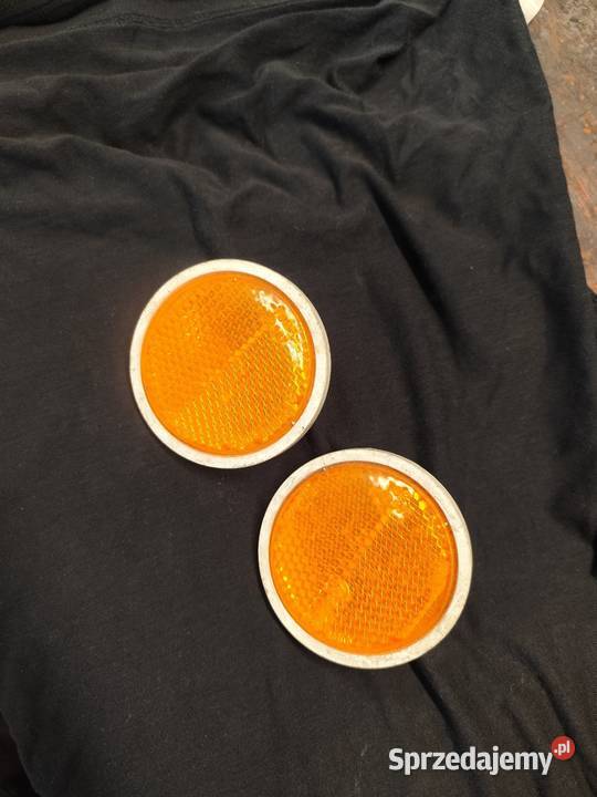 Odblask pomarańczowy odblaski PRL września podkarpackie Harasiuki sprzedam