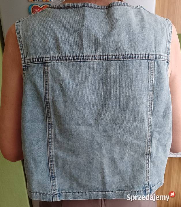 4446 XXL3XL Dżinsowa kamizelka z Londynu