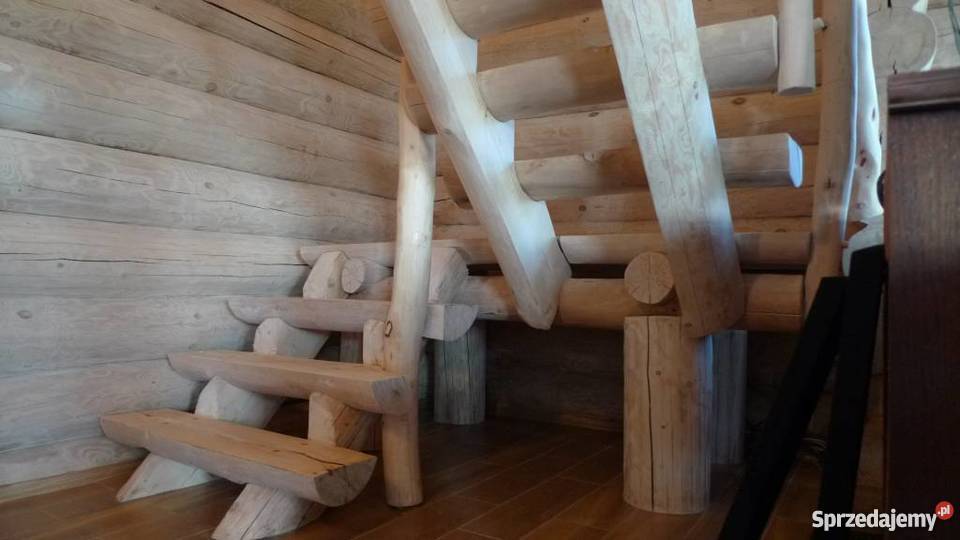 Schody z bali schody z bala schody drewniane Gdańsk