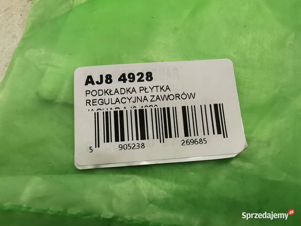 PODKŁADKA REG POPYCHACZA JAGUAR XJ 20032019 NOWA