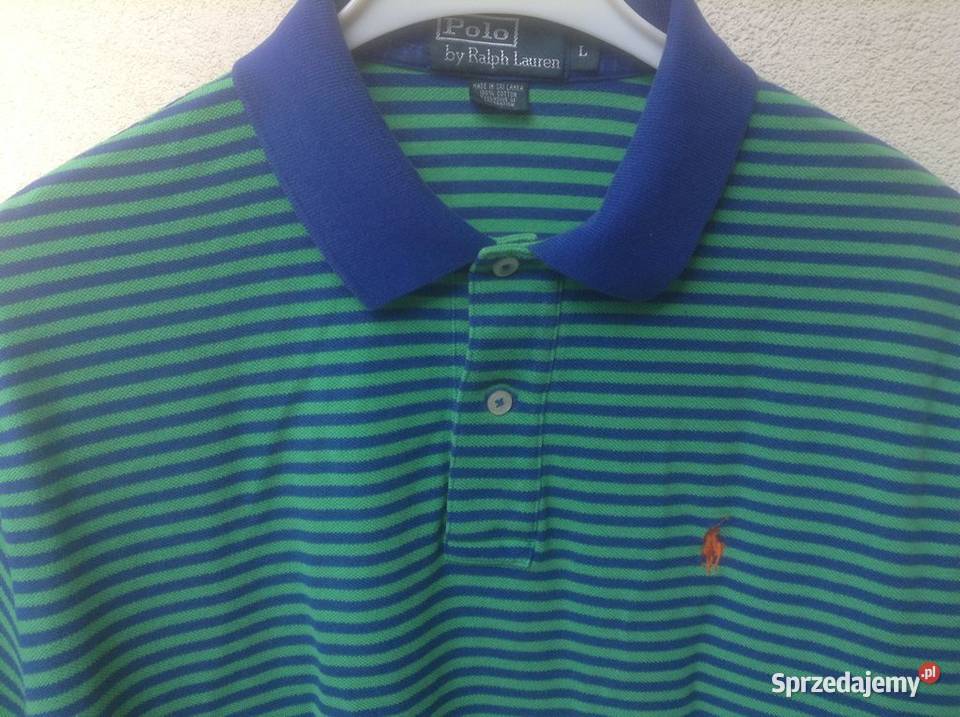 Koszula polo męskadkr rękaw 100 bawL RALPH opolskie