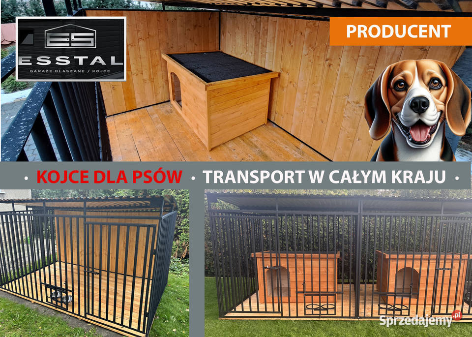 Kojec Psa KOJCE Psów Klatka Box ESSTAL małopolskie Tarnów