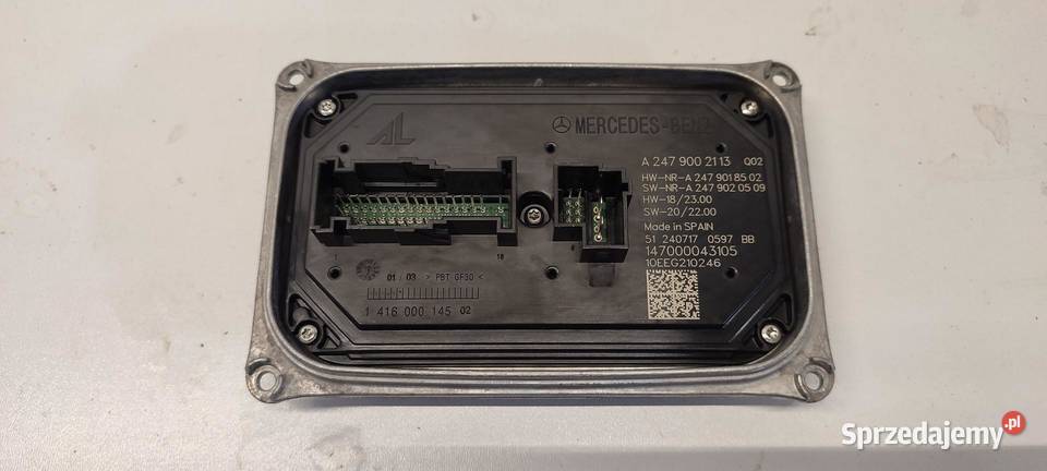 MERCEDES W247 PRZETWORNICA MODUŁ LED A2479002113 dolnośląskie sprzedam