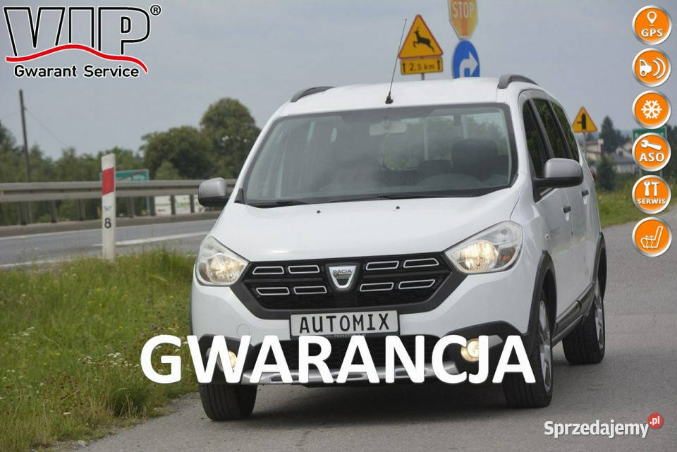 Dacia Lodgy 12 TCe nawi doinwestowany gwarancja światła do jazdy dziennej Lodgy Sędziszów Małopolski sprzedam