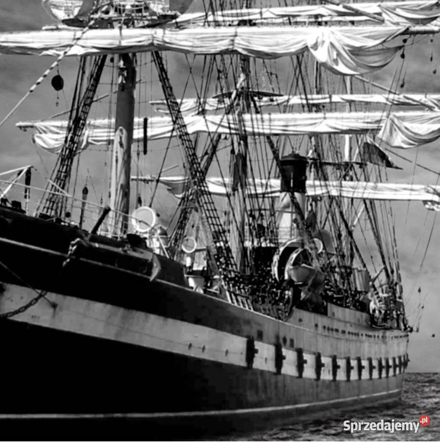 Grafika obraz na ścianę Statek Gdynia